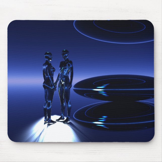 Time and Space Travelers Mouse Pad (Front)