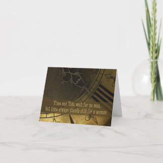 Time and Tide Birthday Card
