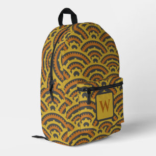 Time Arches Printed Backpack