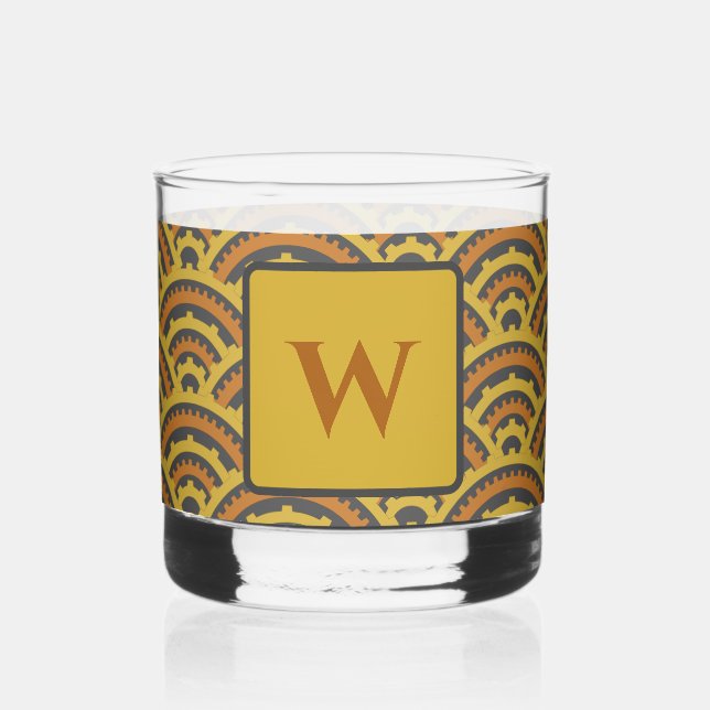 Time Arches Whiskey Glass (Front)