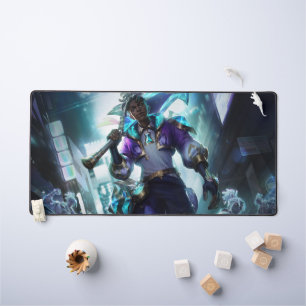 Time Bender Gaming Desk Mat Time-Warp Genius