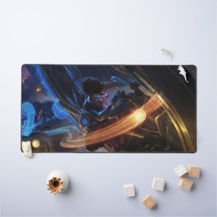 Time Bender Gaming Desk Mat Time-Warp Genius