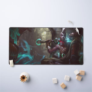 Time Bender Gaming Desk Mat Time-Warp Genius