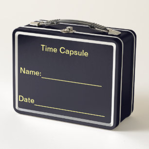 Time Capsule Metal Lunch Box