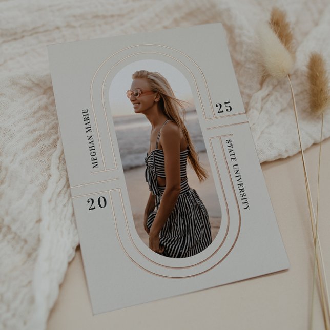 Time Capsule | Modern Foil Graduation Announcement (Creator Uploaded)