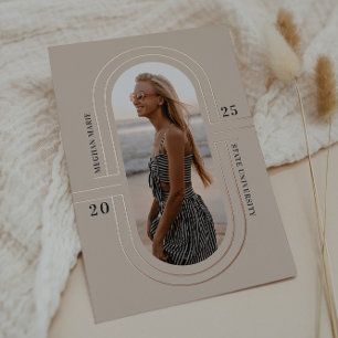 Time Capsule   Modern Foil Graduation Announcement