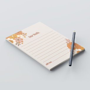 Time Capsule Note Pad - Groovy Baby Shower 