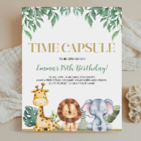 Time Capsule Sign | Wild ONE Birthday Party
