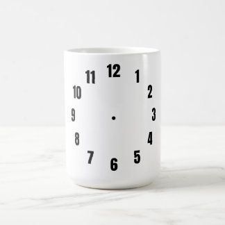 time clock coffee mug