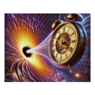 time distortion in the black hole - Cosmic clock i Poster