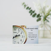 TIME ENOUGH! (Delivery, courier or messenger) ~ Business Card (Standing Front)