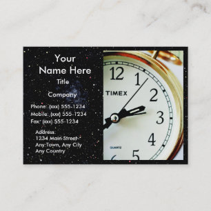TIME ENOUGH! (Delivery, courier or messenger) v.2 Business Card