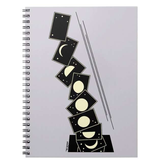 Time Falling Through a Hole Notebook (Front)