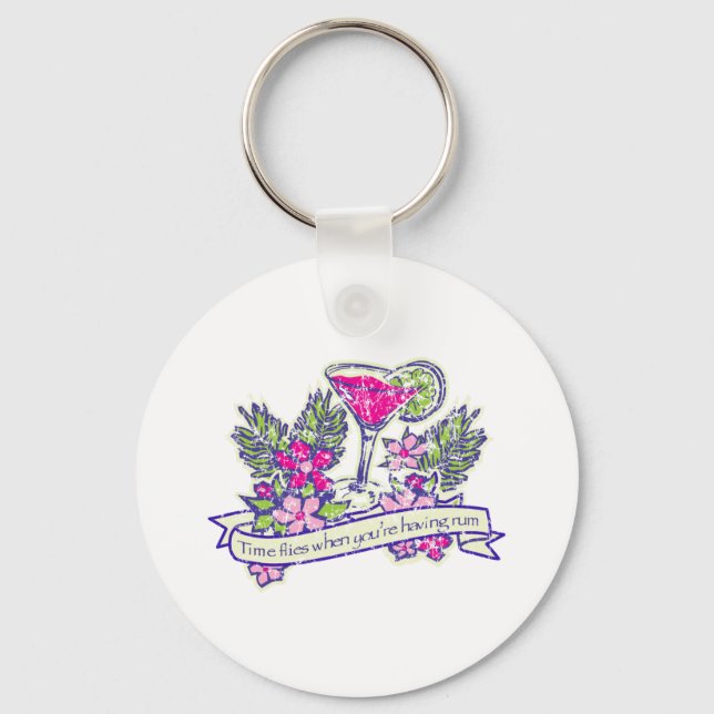 Time Flies Key Ring (Front)