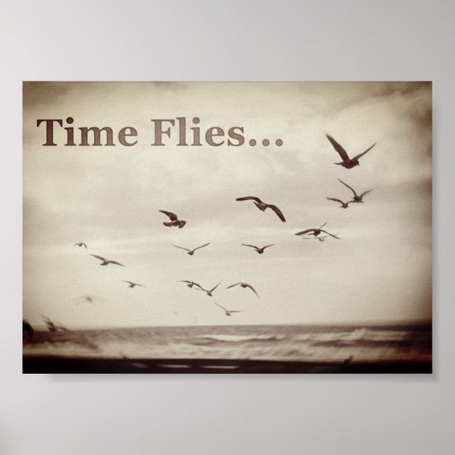 Time flies Poster (Front)