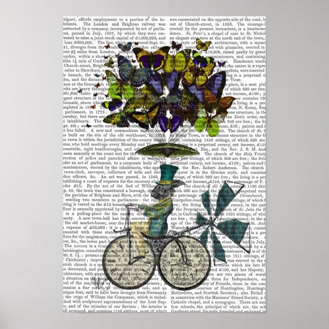 Time Flies Rabbit Poster (Front)