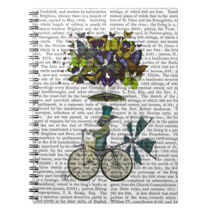 Time Flies Rabbit Spiral Notebook