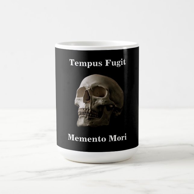 Time Flies, Remember Death Mug (Center)