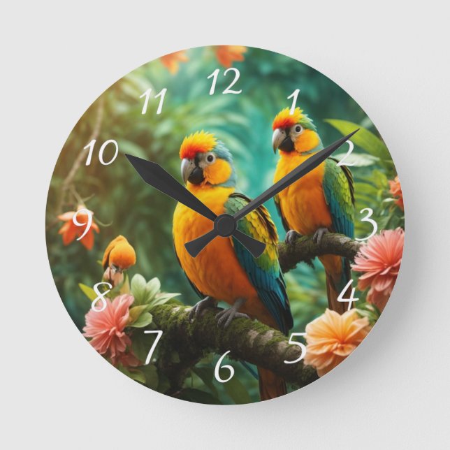 "Time Flies" Wall Clock (Front)
