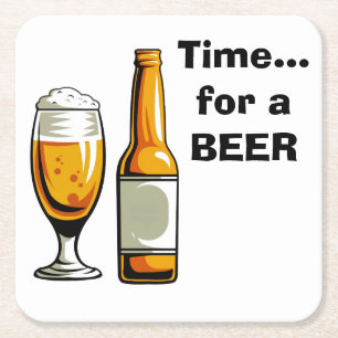 Time for a beer coasters