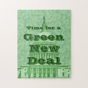 Time For a Green New Deal Jigsaw Puzzle