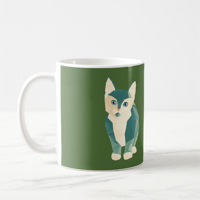 Time for a Kit-tea Coffee Mug (Left)