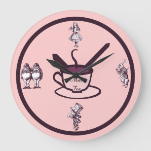 Time for a Mad Tea Party Wall Clock
