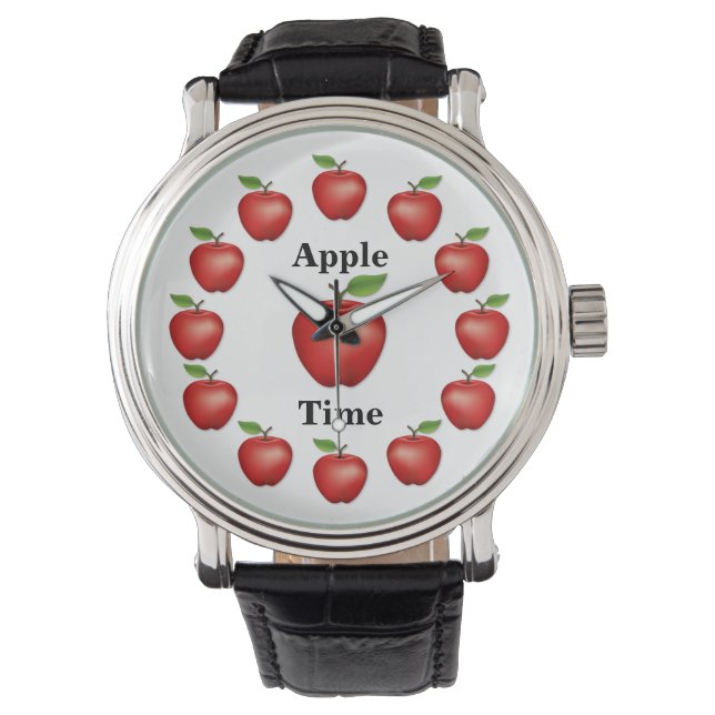 Time for Apples Wristwatch (Front)