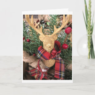 TIME FOR "CHEER" & A "REINDEER" *MERRY CHRISTMAS* HOLIDAY CARD