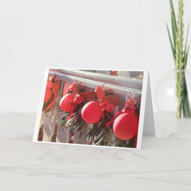 TIME FOR CHEER TIME FOR FUN FOR EVERYONE CHRISTMAS CARD (Front)