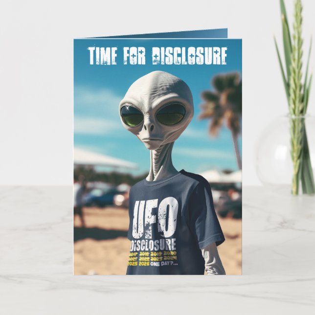 Time For Disclosure Holiday Card (Front)