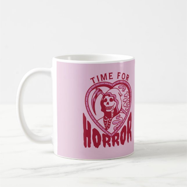 Time For Horror Halloween Mug (Left)