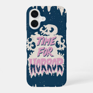 Time for Horror - Spooky Skull Drip Halloween iPhone 16 Case