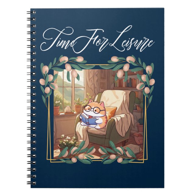 Time For Leisure Notebook (Front)
