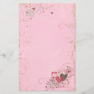 Time For Love Feminine Stationary Stationery