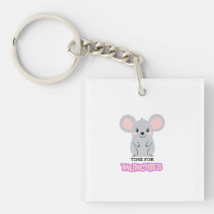 Time For Munchies Key Ring