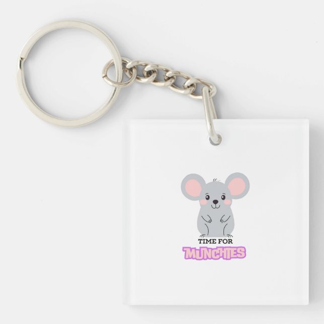 Time For Munchies Key Ring (Front)
