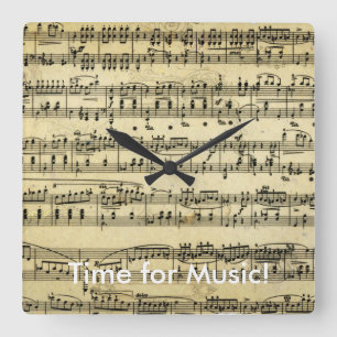 Time for Music Clock