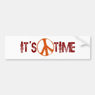 Time For Peace Bumper Sticker