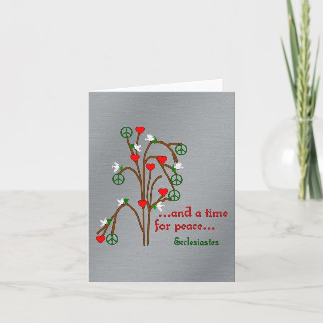 Time For Peace Card (Front)