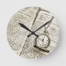 Time for Reading Wall Clock