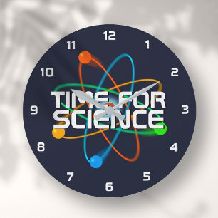TIME FOR SCIENCE LARGE CLOCK