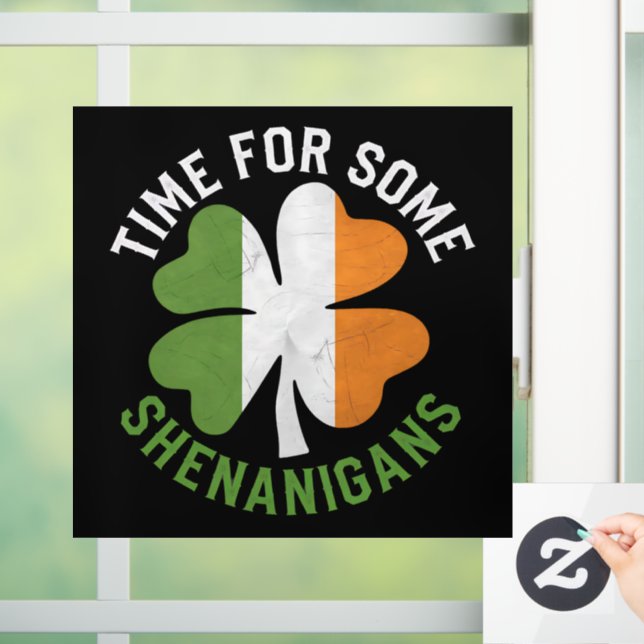 Time For Some Shenanigans Clover St Patrick's Day (Home)