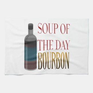 Time for soup tea towel