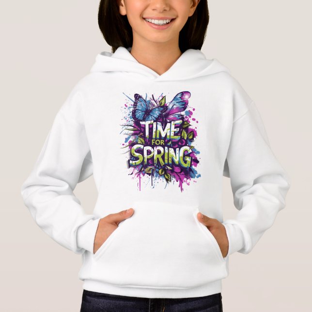 Time For Spring - Graffiti Spray Slash Girls (Front)