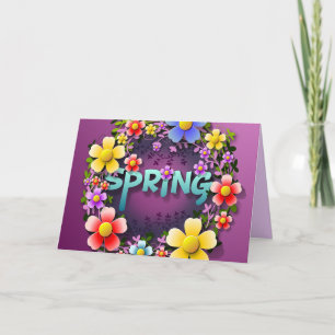 Time for Spring greeting card