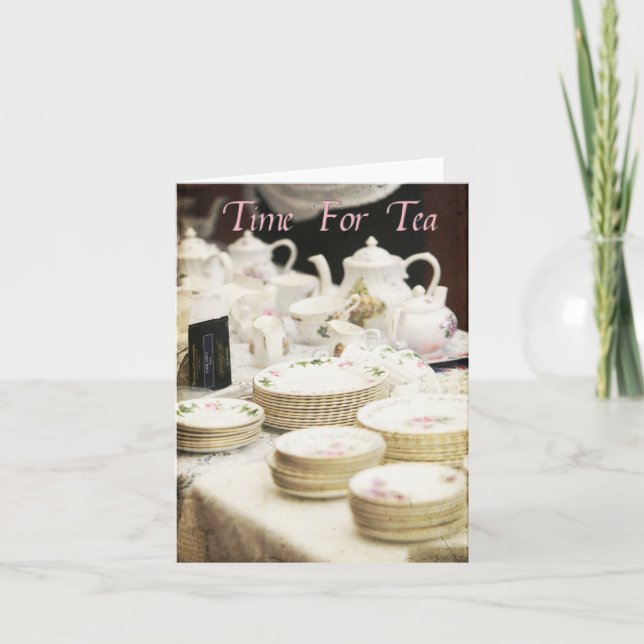 Time For Tea #2 Card (Front)