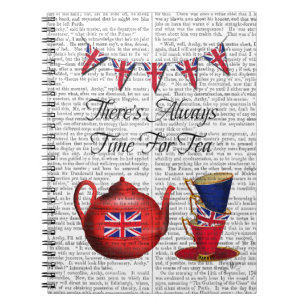 Time For Tea 2 Spiral Notebook