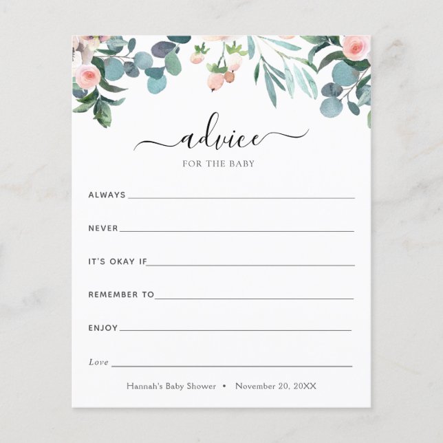 Time for Tea Advice for the Baby (Front)