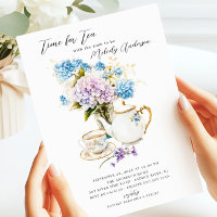 Time for Tea  Baby Shower Invitation